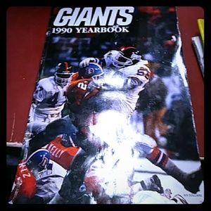 1990 New York Giants Football Yearbook